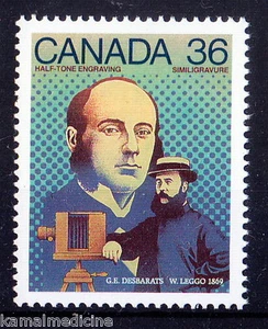 Canadá 1987 MNH, Desbarats & Leggo Inventado medio tono grabado - Imagen 1 de 1