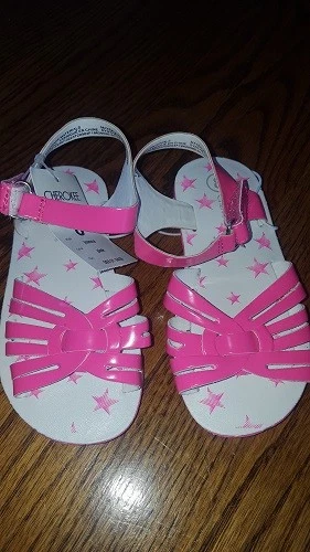 Sandalia Joanna Cherokee rosa o púrpura para niñas pequeñas talla 8, 9, 10, 11 o 12 nueva con etiquetas Foto 1 de 1