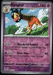 2024 Scarlet & Violet Series - Twilight Masquerade Farigiraf Uncommon #84 - Picture 1 of 2