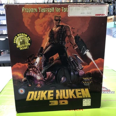 J4 Duke Nukem 3D (PC, 1996) Big Box 3D Realms - Inserts - Image 1 of 4