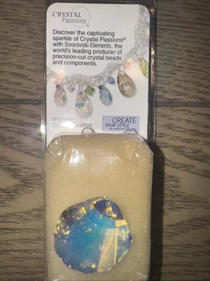 Collar Cristal Pasiones Swarovski Shell Colgante Cristal AB 30mm 870S Foto 1 de 2