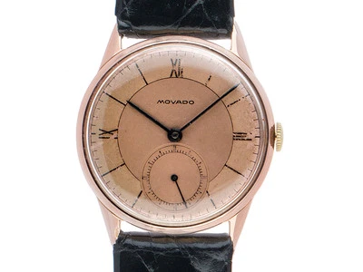 Movado Classic kleine Sekunde Roségold Handaufzug 29mm Ref.R44702 Bj.1960 - Bild 1 von 4