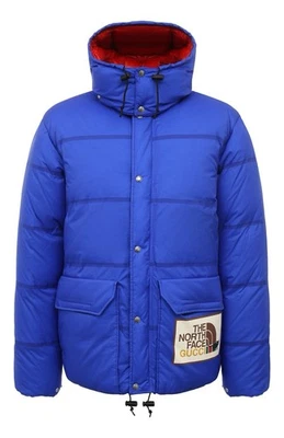 Gucci North Face Men’s Blue Down Puffer Jacket Size 3XL - Image 1 of 4