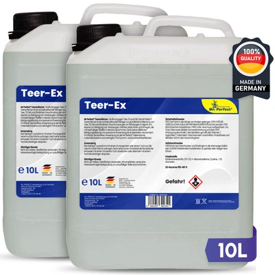 Mr. Perfect® Professional Tar Remover Car 2x10L Bitumen Remover Oil Grease - Image 1 of 4