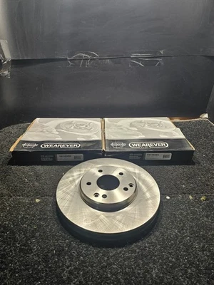 (数量 2) 适用于 1997 - 2010 年克莱斯勒/梅赛德斯 - 奔驰前盘式制动转子 YH145494 — 第 1/4 张图片