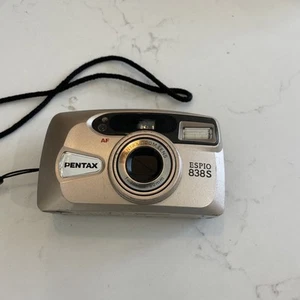 Pentax Espio 838s Point & Shoot 38-80mm Auto Focus Film Camera W/ Strap - Picture 1 of 6