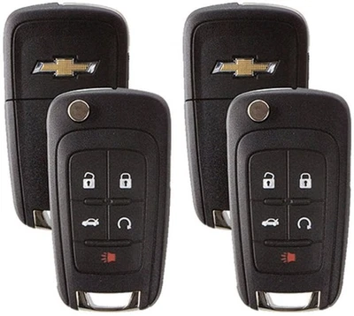 2 For Select Chevrolet OEM Smart Flip Key 5 Buttons Remote Fob 13500319 5921873 - Image 1 of 4