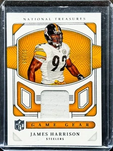 2022 Panini National Treasures James Harrison NFL Game Gear #/99 - Picture 1 of 2