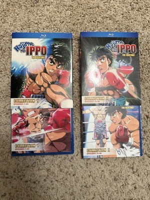 Hajime no Ippo The Fighting Collection 1-2 Anime Blu-ray Discotek Media - Image 1 of 3