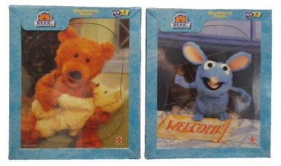 NEW Tutter Ojo Snow Mattel Bear in the Big Blue House Woodboard Puzzle 90s 1998 - Image 1 of 4
