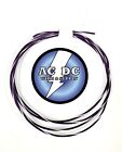 AUTOMOTIVE WIRE 22 AWG HIGH TEMP TXL WIRE PURPLE WITH WHITE STRIPE 25 FT COIL