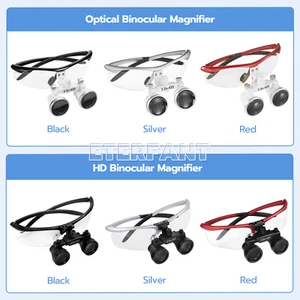 ETERFANT Dental Surgical Binocular Loupes Glasses HD/Optical Lens Magnifier 3.5X - Picture 1 of 76