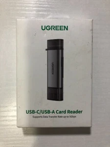 UGREEN - USB-C/USB-A Card Reader - Supports Data Transfer Rate up to 5Gbps - NEW - Picture 1 of 3