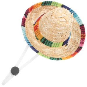 Hund Propeller Hut Hund Mexikanische Poncho Pet Geburtstag Hut - Bild 1 von 12