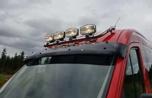 Barra de techo + focos + LED para adaptarse a Saic Maxus Deliver 9 delanteros medio alto acero inoxidable - Imagen 1 de 8