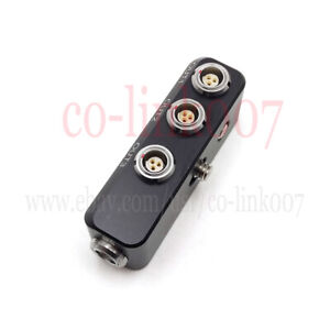 1 to 3 Mini Power Splitter (0F 3pin) for ARRI RED Camera, RS 3pin Power Splitter