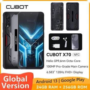 Global Version Cubot X70, Smartphone Android 13, Helio G99,  24GB+256GB,100MP Triple Camera, NFC, 120Hz 6.583 FHD+, 5200mAh