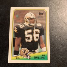 #66 Pat Swilling New Orleans Saints  ￼￼1988 Topps Cb37C