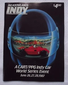 MEADOWLANDS CART PPG INDYCAR WORLD SERIES RACE PROGRAM JUNE 1987 - Picture 1 of 2