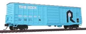 WALTHERS MAINLINE 910-2308 HO ROCK ISLAND 50-ft WAFFLE-SIDE BOXCAR RI #62526 RTR - Picture 1 of 3