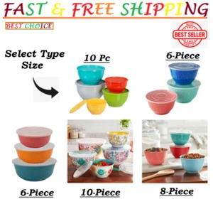 New - The Pioneer Woman Timeless  Bowl Set, Multicolor, ( Select Your Size ) - Picture 1 of 13