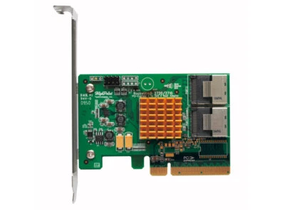 HighPoint ROCKETRAID 2720SGL 8xPort RAID PCI Express High baffle Controller Card - Image 1 of 3