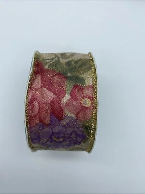 Holiday Ribbon 2" Wide Approximately 21 Ft. Long Trim A Home Romantic Heirloom - Image 1 of 4