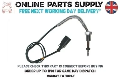 Nuevo sensor de temperatura de gases de escape para ŠKODA SUPERB II Estate 2.0 TDI 2009-2015 - Imagen 1 de 4