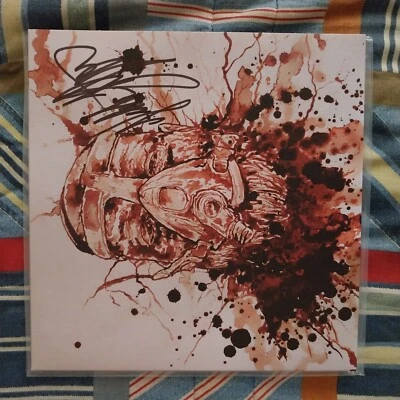 Signed Shining Allt för döden single LP - Image 1 of 3