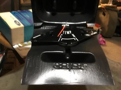 NOS 1969 1970 FORD MUSTANG TEMPERATURE GAUGE STANDARD INTERIOR W/O TACHOMETER - Image 1 of 4