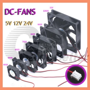 Boîtier d'ordinateur de refroidissement pour ventilateurs DC 5V 12V 24 V ventilateur boîtier PC dissipateur thermique 40 mm -120 mm - Photo 1/28