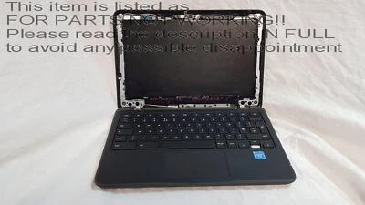 DAMAGED! Dell Chromebook 3180 11.6" Laptop Intel Celeron N3060 4GB 16GB eMMC - Image 1 of 4