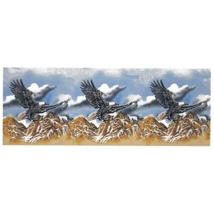 Calcomanía de cerámica Eagle Mountain para tobogán acuático de 8 x 3 pulgadas 1 pieza - Imagen 1 de 2