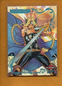 Valkyrie 2024 Fleer Ultra Matriarcas de Marvel Lámina Azul Claro #45/129 - Imagen 1 de 2