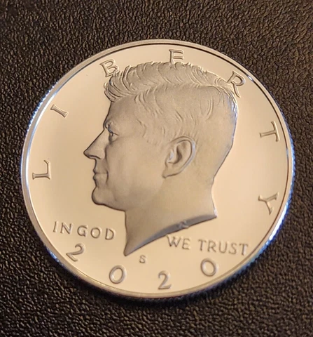 2020 S SILVER PROOF KENNEDY HALF DOLLAR - From a 99% Silver Proof Set Cover