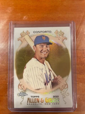 Michael Conforto 2021 Topps Chrome Allen & Ginter /50 - Image 1 of 2