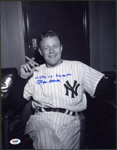 Ralph Houk SIGNED 11x14 Photo New York Yankees The Major DEC PSA/DNA AUTOGRAPHED - Picture 1 of 1