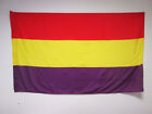 SECOND SPANISH REPUBLIC FLAG 3' x 5' for a pole - SPAIN REPUBLICAN FLAGS 90 x 15