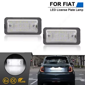 Led Kennzeichenbeleuchtung für Fiat Abarth 500 500C | BJ 2007-2020 Nummernschild - Bild 1 von 12
