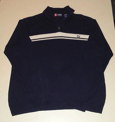 Mens Pre-Owned Size XL Chaps Ralph Lauren 1/2 Zip Sweater In Excellent Condition - Image 1 of 4