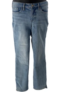 NYDJ Curves 360 Slim Straight Ankle Jeans Biscayne - Picture 1 of 3