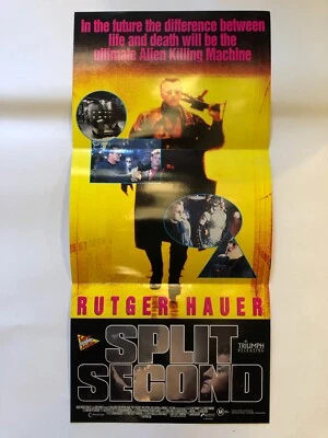 Triumph Releasing 1993 Video Catalogue VHS era Rutger Hauer Cardstock Poster - Image 1 of 4