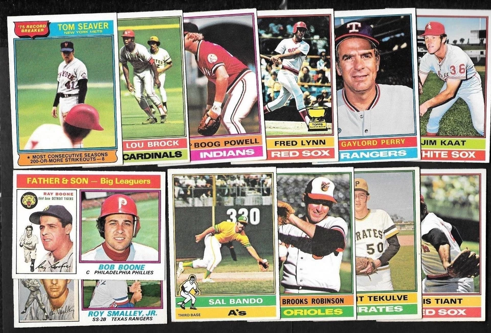 1976 OPC O PEE CHEE TOPPS 1-132 MLB BASEBALL CARD ERROR VARIATION SEE LIST - Image 1 of 1