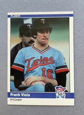 1984 Fleer Baseball Frank Viola #575 Minnesota Twins - Image 1 of 2