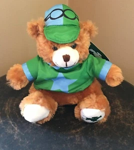 Keeneland Tan Brown Jockey Bear Plush 7 Inch - Picture 1 of 6