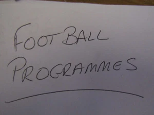 VARIOUS FOOTBALL PROGRAMMES 1960'S-2000'S PICK-A-PROGRAMME - Picture 1 of 93