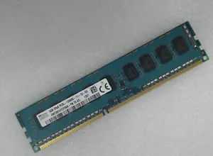 SK Hynix 4GB DDR3 1600 ECC UDIMM RAM 2Rx8 PC3L-12800E HMT351U7CFR8A-PB 240pin - Picture 1 of 4