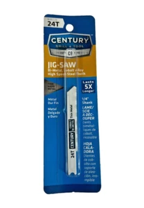 CENTURY DRILL & TOOL 24T Jig Saw Blade Bi-Metal Cobalt Alloy 06224 - Picture 1 of 2