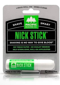 Pacific Shaving Co. Nick Stick 0,25 oz., Se seca transparente, NUEVO - Imagen 1 de 3