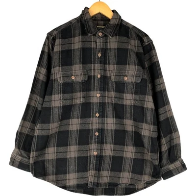 Used FIELD and STREAM long-sleeved flannel check shirt size L men's - Image 1 of 4